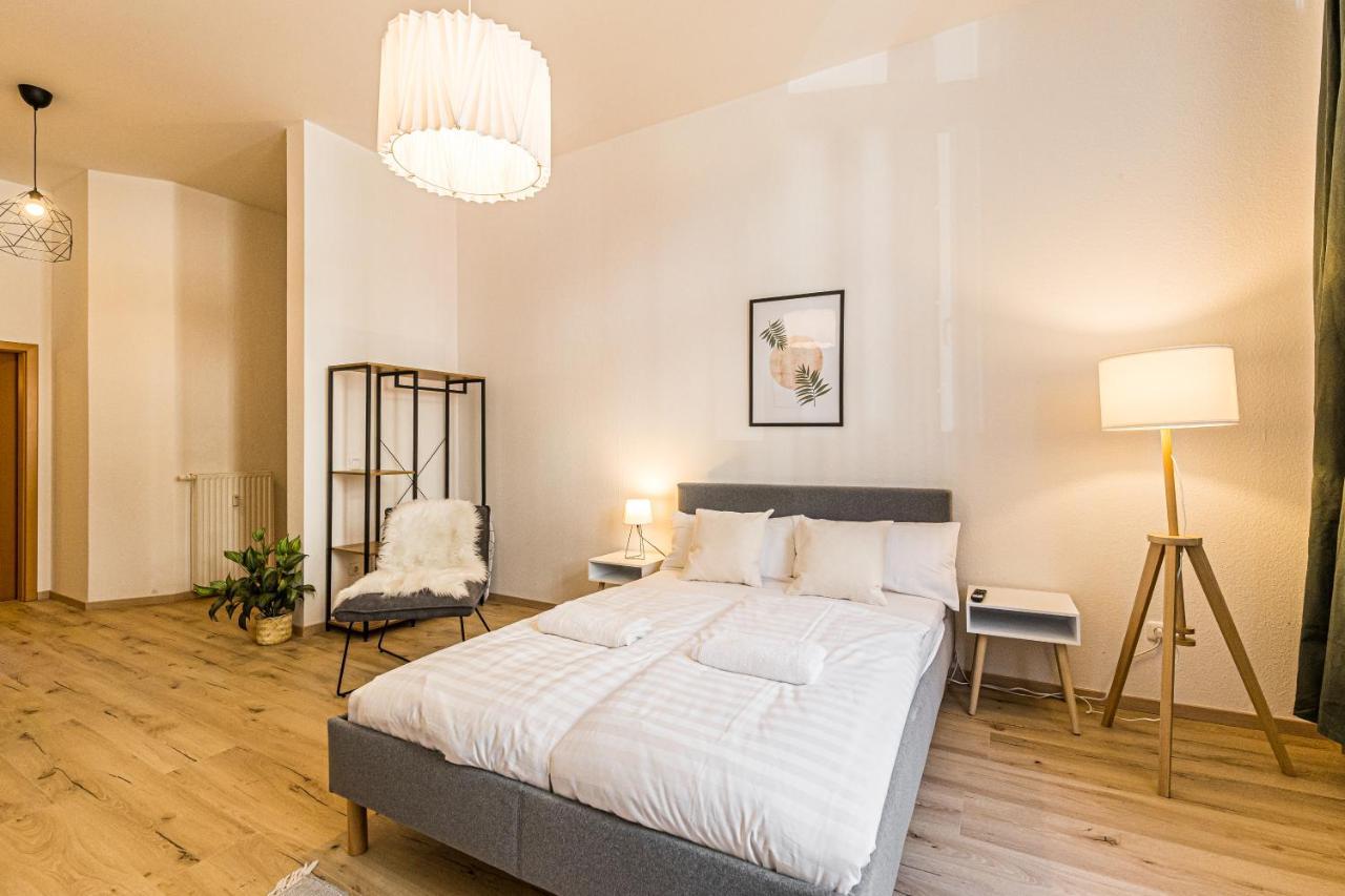 Ruhige Und Stilvolle Wohnung Am Clara-Zetkin-Park Leipzig Exterior foto