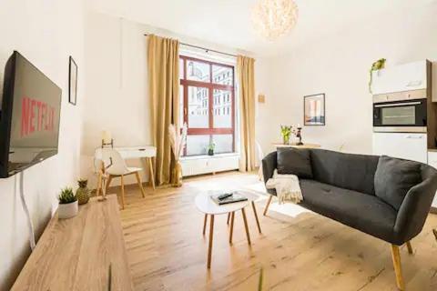 Ruhige Und Stilvolle Wohnung Am Clara-Zetkin-Park Leipzig Exterior foto