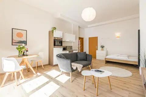 Ruhige Und Stilvolle Wohnung Am Clara-Zetkin-Park Leipzig Exterior foto